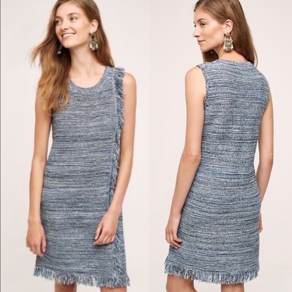 Holding Horses Fringed Sweater Dress
